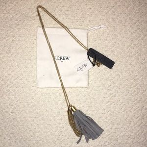 NWT J Crew Chain Tassels Necklace